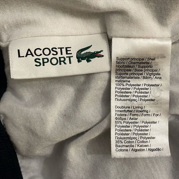 Lacoste Sport Blue Pull-on Contrast Bands Tennis Shorts Mens Size 4XL GH6908 - Picture 2 of 14